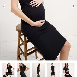 Hatch Black Midi Dress